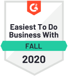 G2 - Easiest to Do Business With Fall 2020