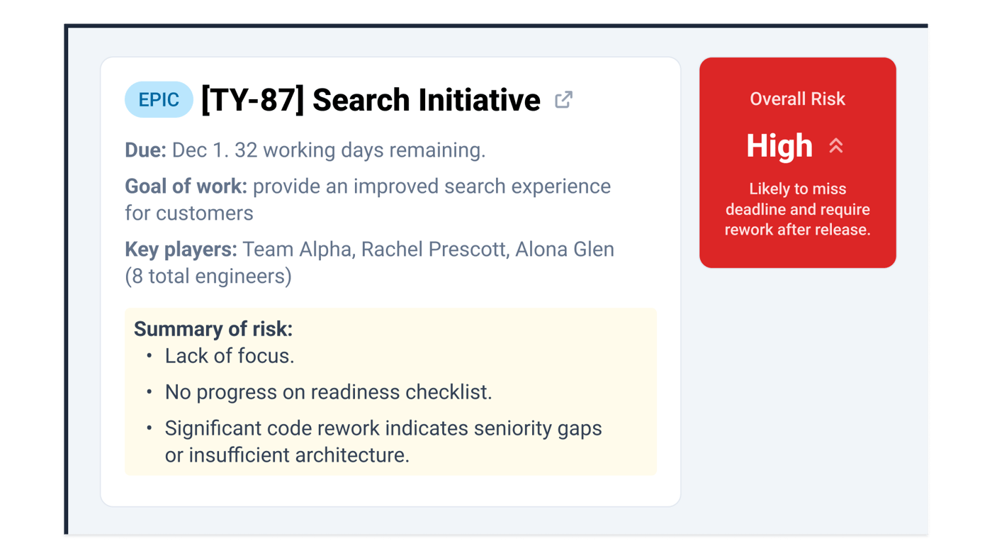 Deep Research Search Initiative + Overall Risk