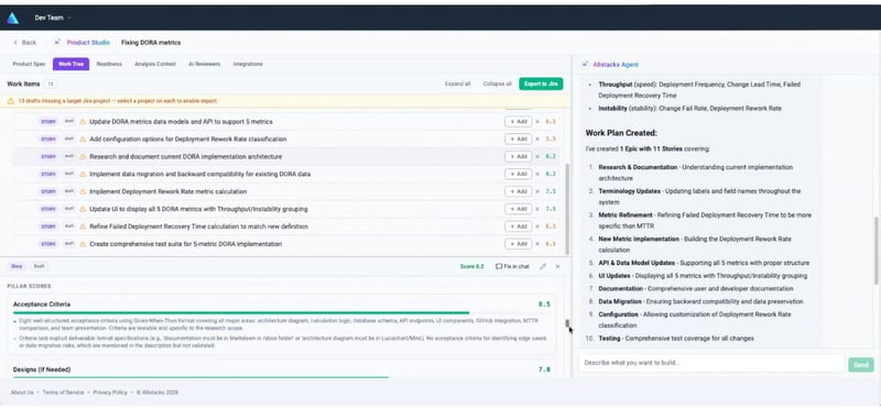 Allstacks Launches Product Studio: A Context-Aware Workspace for AI Spec Development