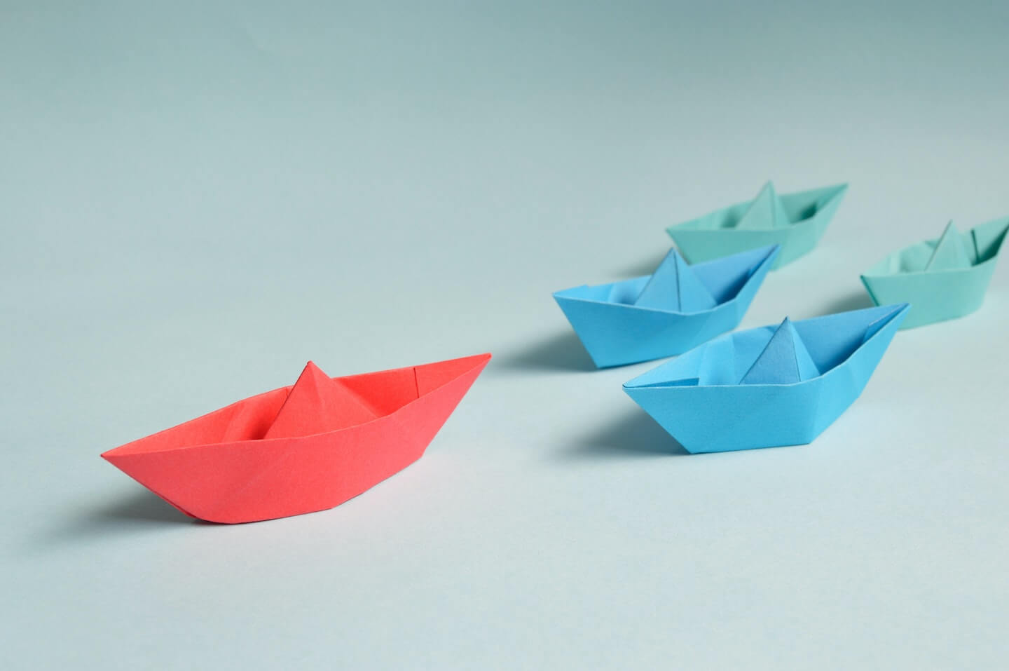 paper row boats