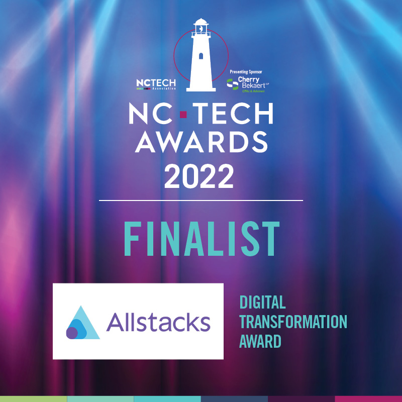 NC Tech Awards 2022 Allstacks Digital Transformation Award